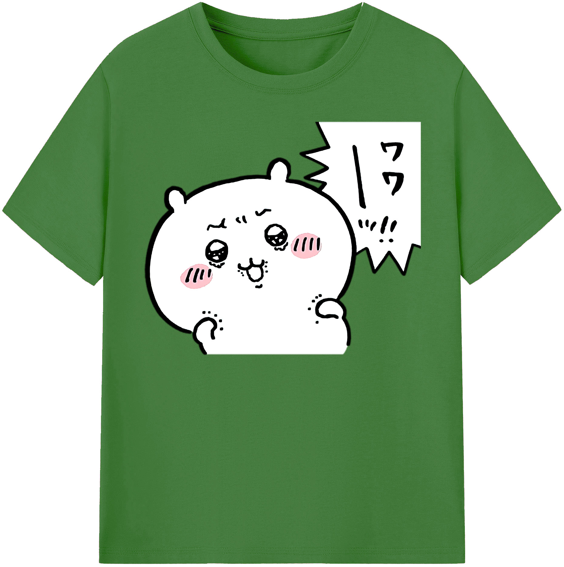 （画像用） ちいかわ ちいかわ Chii-kawa chiikawa レディースカジュアルプリントTシャツ（綿100％）